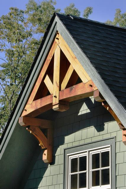 Gable Timber Truss - Craftsman - Exterior - Other - by Grace Builders ...