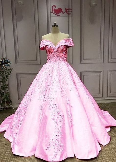 Pin By Jasmin Anjelita On Pink Ballgowns And Evening Gowns Pink Ball