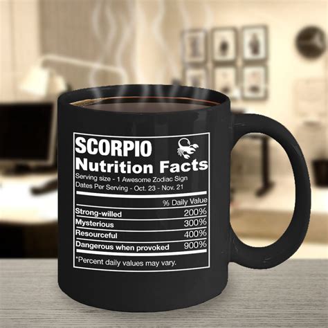 Scorpio Coffee Mug Scorpio Zodiac Mug Scorpio Gift Scorpio Etsy