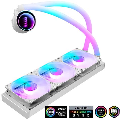 SAMA 360mm Cpu PC Liquid Cooler ARGB AIO Infinity Mirror Aluminum