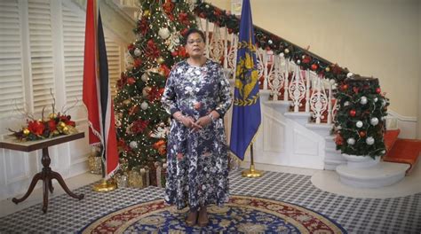 A Year End Message From Her Excellency Paula Mae Weekes Ortt President Of The Republic Of