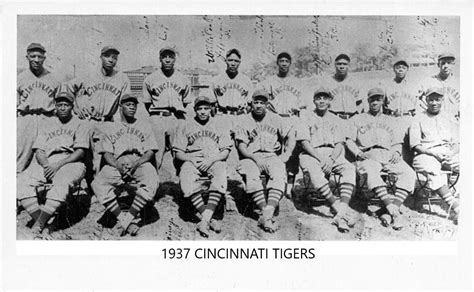 1937 CINCINNATI TIGERS 8X10 TEAM PHOTO BASEBALL PICTURE NEGRO LEAGUE ...