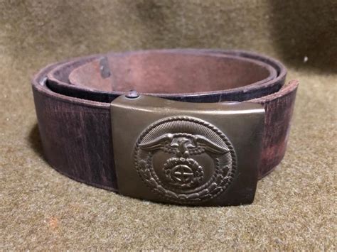 War Department Militaria Wwii German Sa Belt And Buckle