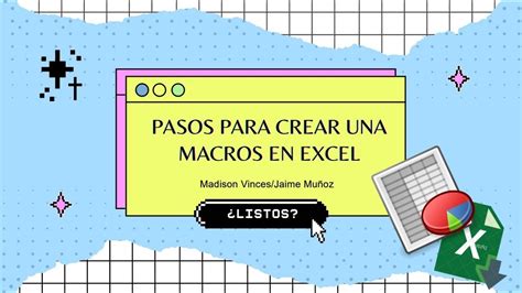 Pasos Para Crear Macro En Excel Youtube