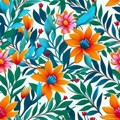 Floral, Colorful Floral Pattern, Floral Pattern, Texture, Floral ...