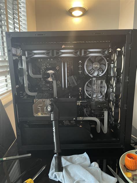 Finished My Corsair 5000x Custom Loop R Watercooling