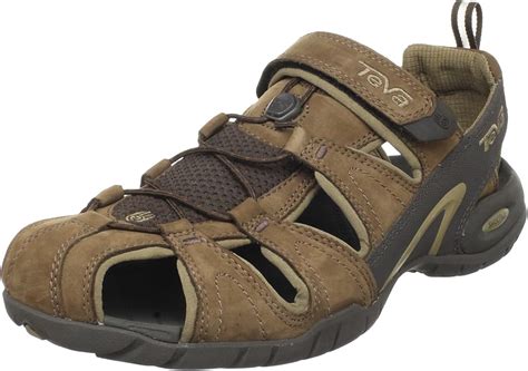 Teva Dozer 3 Leather Sandalias De Vestir Hombre Dark Earth 8 5 USA