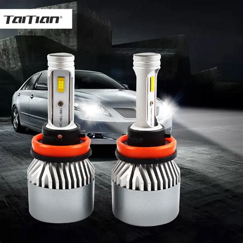 2pcs 15200LM Led H4 Car Headlight Bulbs SMD 144W H1 Super Led Turbo