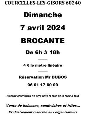 Brocante Courcelles L S Gisors Avril