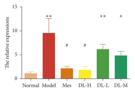 Dl Downregulated Il 6 Stat3 Inflammatory Signaling Pathway A Inos