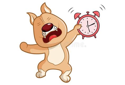 Cartoon Dog Holding Clock Stock Illustrations 28 Cartoon Dog Holding