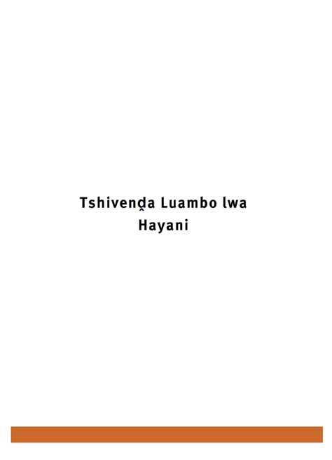 Tshivenda Home Language Study Guide Via Afrika Tshiven A Luambo Lwa