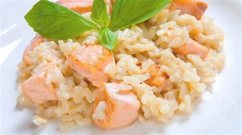 Risotto Au Saumon Frais Et Fromage Ail Et Fines Herbes WW Cuisine Momix