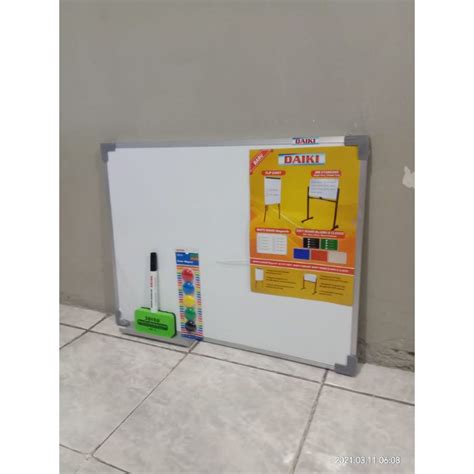 Jual Papan Tulis Whiteboard DAIKI Magnetic Uk 40x60 Cm Shopee Indonesia