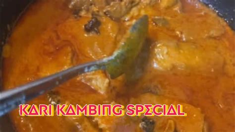 Kari Kambing Special For Dinner Foodfestival Curry Kucing YouTube