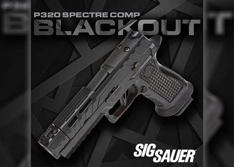 Sig Sauer Custom Works Releases The P320 Spectre Comp Blackout