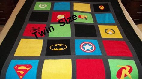 Custom Made Superhero Super Hero Comic Fleece By Yoderbydesign