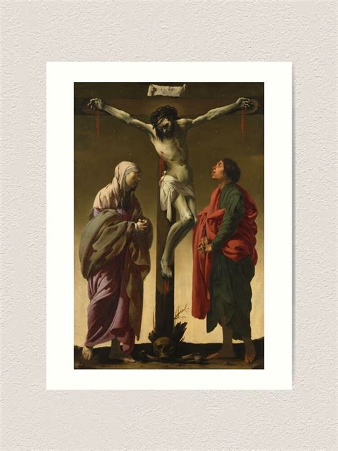 The Crucifixion With The Virgin And Saint John Hendrick Ter Brugghen