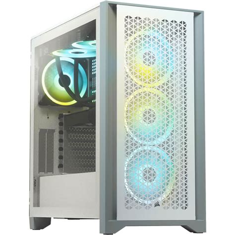 Corsair D Airflow Tempered Glass Mid Tower Atx Case White Gi