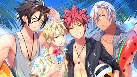 Download Sōma Yukihira Takumi Aldini Ryō Kurokiba Akira Hayama Anime Food Wars Shokugeki No