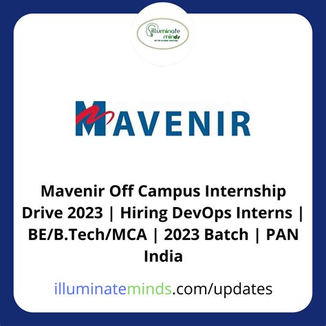 Mavenir Off Campus Internship Drive 2023 Hiring Devops Interns Bebtechmca 2023 Batch