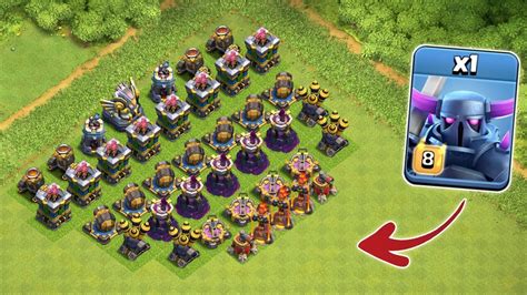 Pekka Max Vs All Defenses Max Level Pekka Attacks Youtube