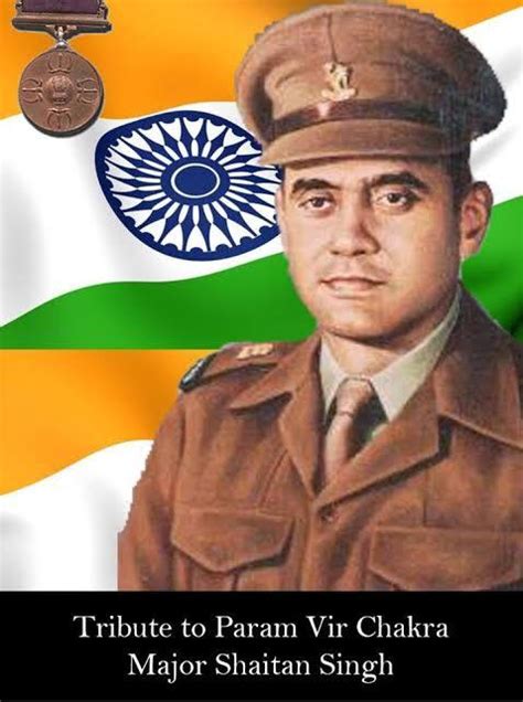 Major Shaitan Singh, PVC. 13 Kumaon. The Saviour of Rezang La. : r ...