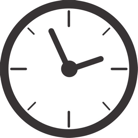 时钟传统时间仪器图标。矢量图形 Clock Traditional Time Instrument Icon Vector Graphic