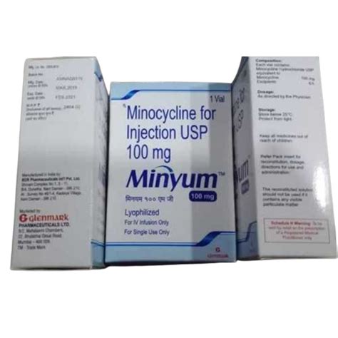 Mg Minocycline Injection Usp At Rs Box Pharmaceutical