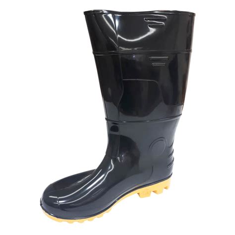 Bota Kadesh Pvc Cano Longo Solado Amarelo Submarino