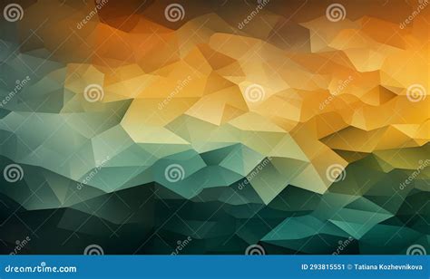 Blurred Gradient Wallpaper In Golden Mustard And Forest Green Colors Generation Ai Stock