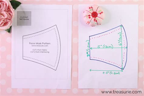 Printable Surgical Mask Pattern