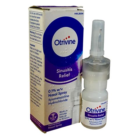 Otrivin Sinusitis Relief Nasal Spray 10ml Meldinpharma