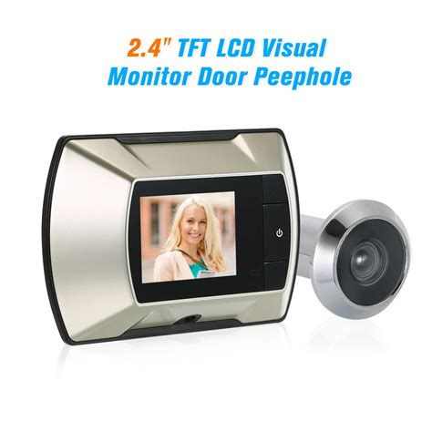 Tft Lcd Visual Monitor Door Peephole Wireless Viewer Camera