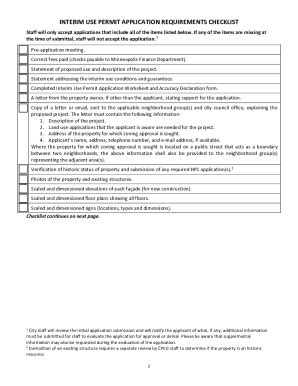 Fillable Online Applications Handouts City Of Minneapolis Fax Email