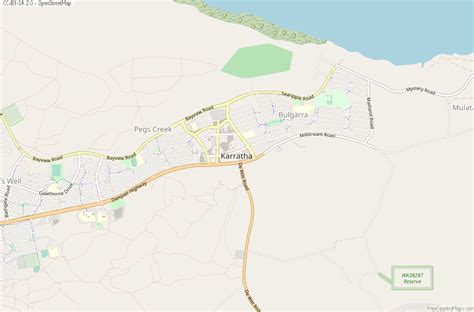 Karratha Australia Map