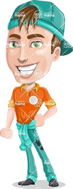 Repairman Cartoon Vector Character 112 Illustrations Smiling Graphicmama