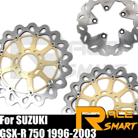 Motorrad CNC Vorne Hinten Bremsscheibe Disc Für SUZUKI GSX R 600 1997