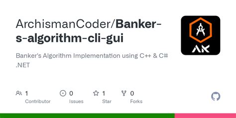 Github Archismancoder Banker S Algorithm Cli Gui Banker S Algorithm