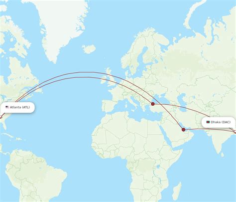 All Flight Routes From Atlanta To Dhaka Atl To Dac Flight Routes