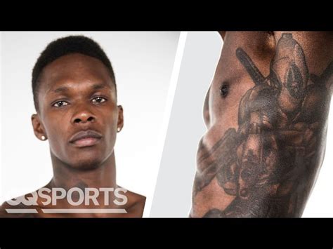 UFC middleweight champion Israel Adesanya's tattoos