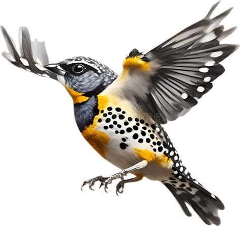 Spotted Pardalote Bird Bird Clipart Ai Generated Stock Illustration