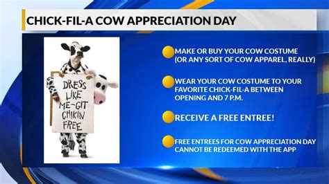 Chick Fil A Celebrates Cow Appreciation Day Youtube