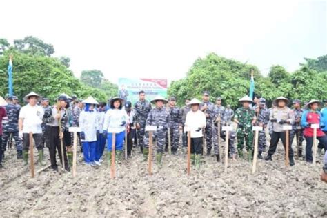 Peringati HUT TNI AL Ke 77 Wali Kota Tanjungbalai Bersama Dan Lanal