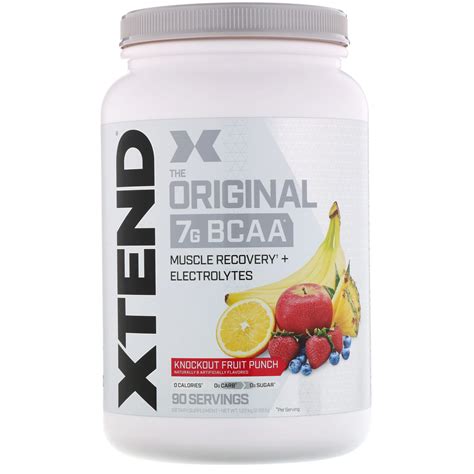 Xtend The Original 7G BCAA Knockout Fruit Punch 2 68 Lb 1 22 Kg