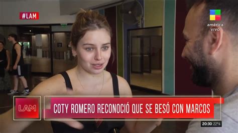 Coty Romero Reconoci Que Se Bes Con Marcos Ginocchio Youtube