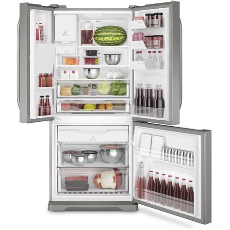 Geladeira French Door Inox Com Dispenser De Água E Gelo Na Porta 538l