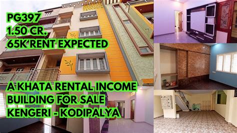 Kengeri Rental Income Building Units For Sale X Cr