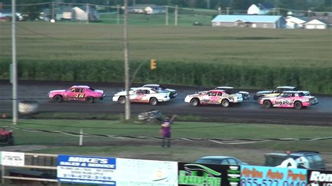 Imca Stock Car Feature Benton County Speedway 7 26 15 Youtube