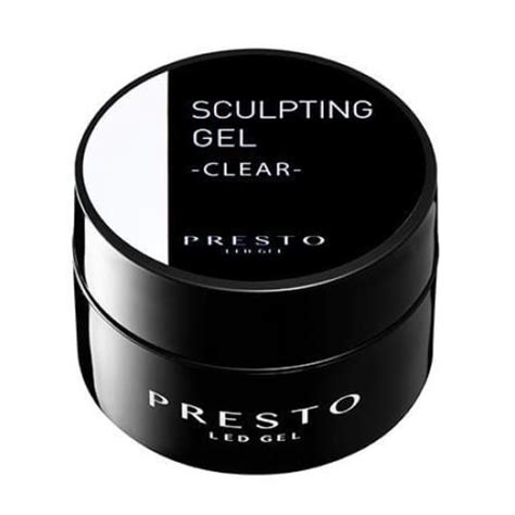 PRESTO SCULPTING GEL CLEAR 8G [JAR][REBANDED] — OceanNailSupply